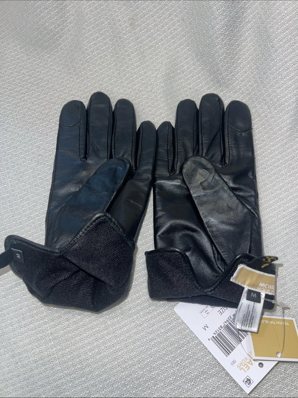 Michael Kors black leather